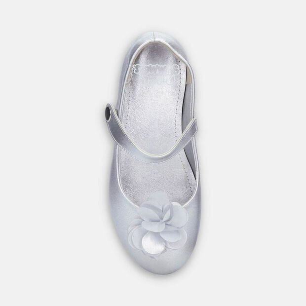 Baletas Para Ni&ntilde;a Bubblegummers Gris Lover First Step Girls 1 +, 