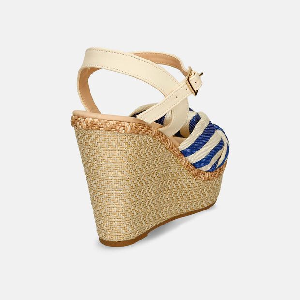 Sandalias Para Mujer Bata Azul Jelina, 