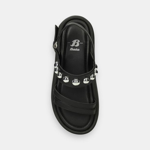 Sandalias Para Mujer Bata Negro Krystina, 