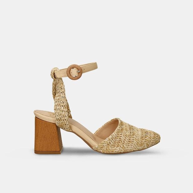 Tacones Para Mujer Bata Beige Jovell, 
