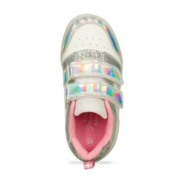 Tenis Con Luces Para Ni&ntilde;a Licenses Disney Plateado-Rosado Koely L, 