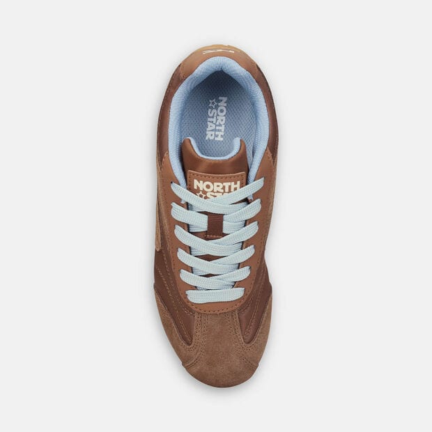 Tenis Para Mujer North Star Beige Retro Race, 
