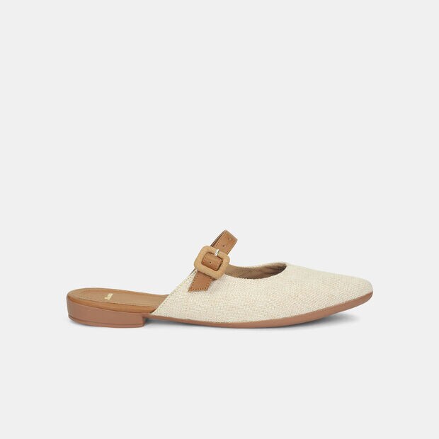 Baletas Para Mujer Bata Almendra , 