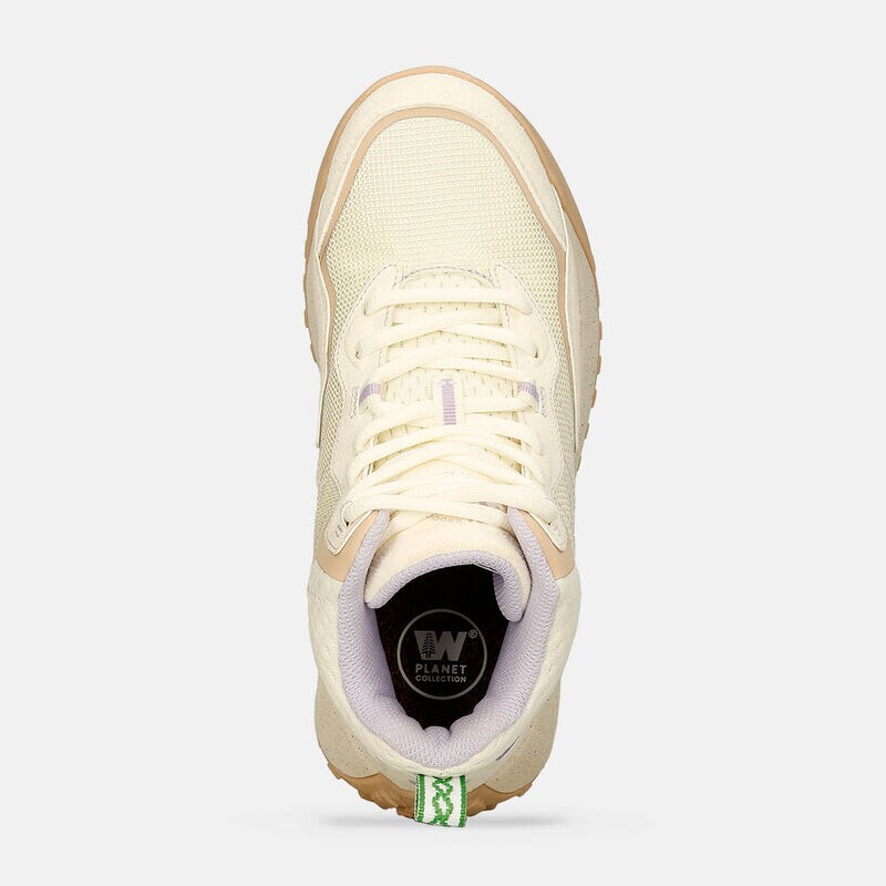 Tenis Outdoor Para Mujer Weinbrenner Blanco-Morado Banff Cc