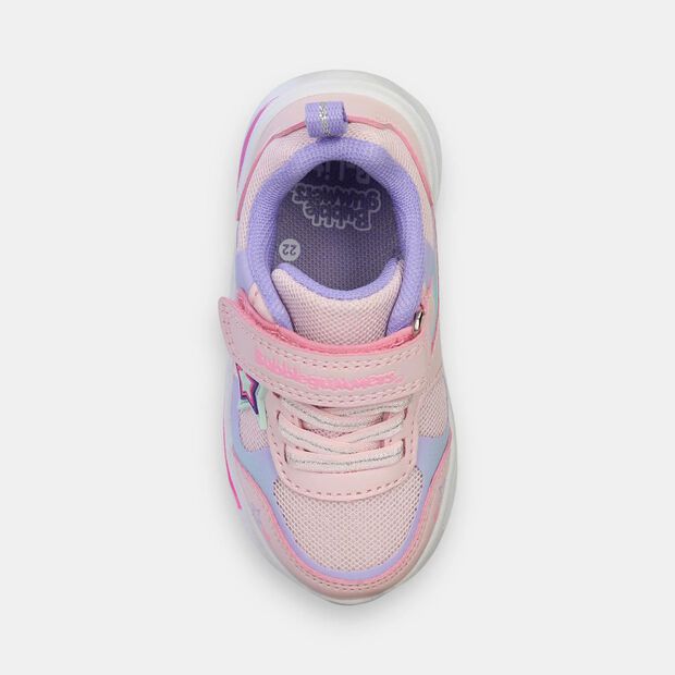 Tenis Con Luces Para Ni&ntilde;a Bubblegummers Lila-Multicolor Sydney, 