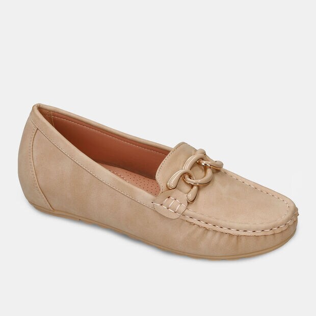 Mocasines Para Mujer Bata Comfit Oro Rosa Irma, 