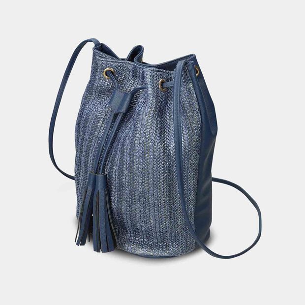 Cartera  Para Mujer Bata Azul Kensi, 