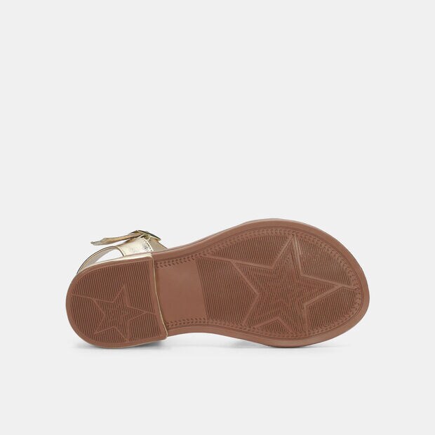 Sandalias Para Ni&ntilde;a Bubblegummers Gris Bosny Junior Girls 6 +, 