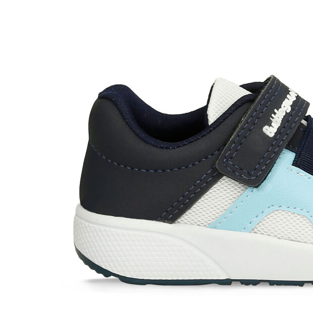 Tenis Para Ni&ntilde;o Bubblegummers Blanco-Azul Raiden, 