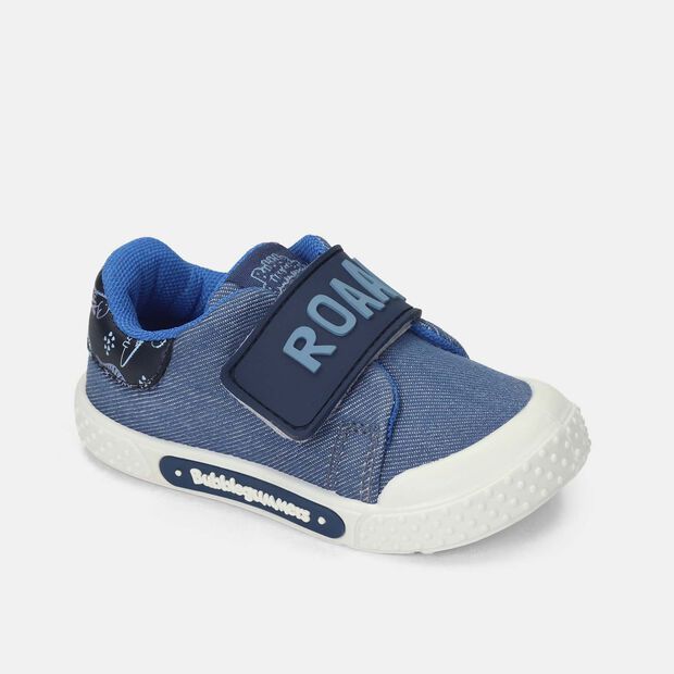 Tenis Para Ni&ntilde;o Bubblegummers Azul Aquiles Dino Prewalker Boys 0 +, 