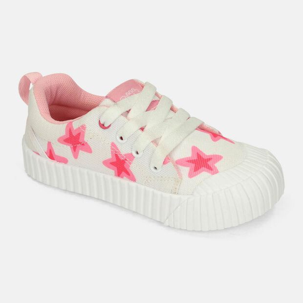 Tenis Infantil Para Ni&ntilde;a Bubblegummers Blanco Tostada 26-29, 