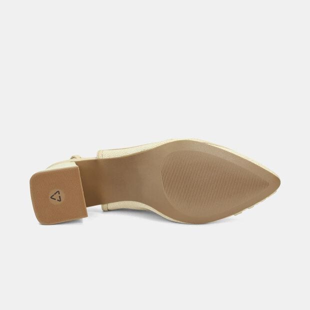 Tacones Para Mujer Bata Beige Katriela, 