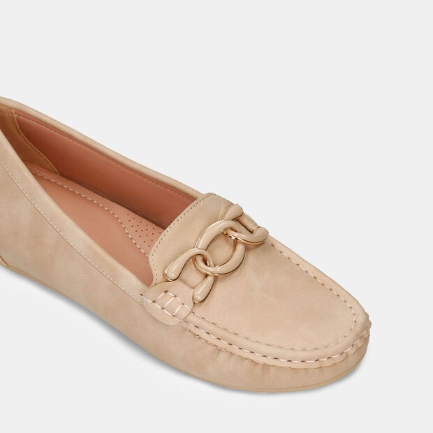 Mocasines Para Mujer Bata Comfit Oro Rosa Irma, 