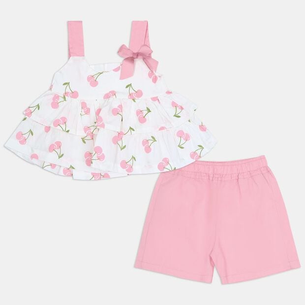 Conjunto Para Ni&ntilde;a Bubblegummers Blanco Minita, 