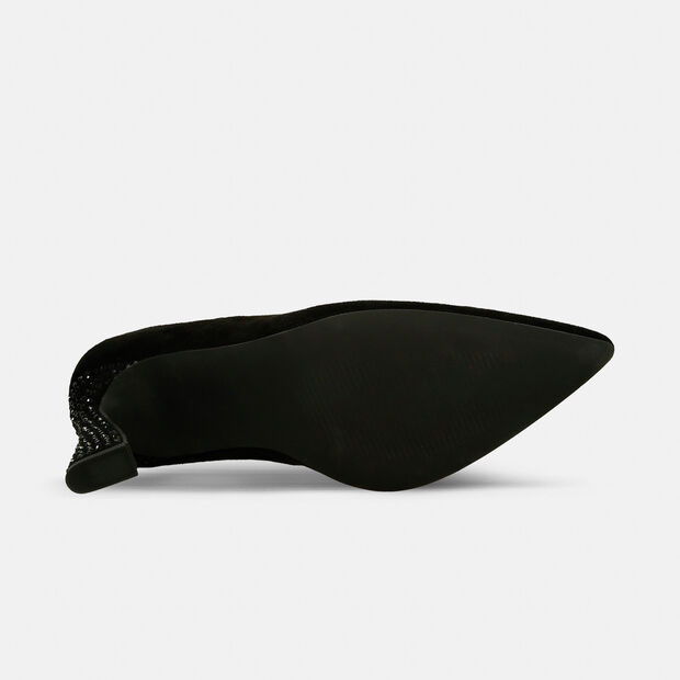 Tacones Para Mujer Bata Negro Irma Carol, 