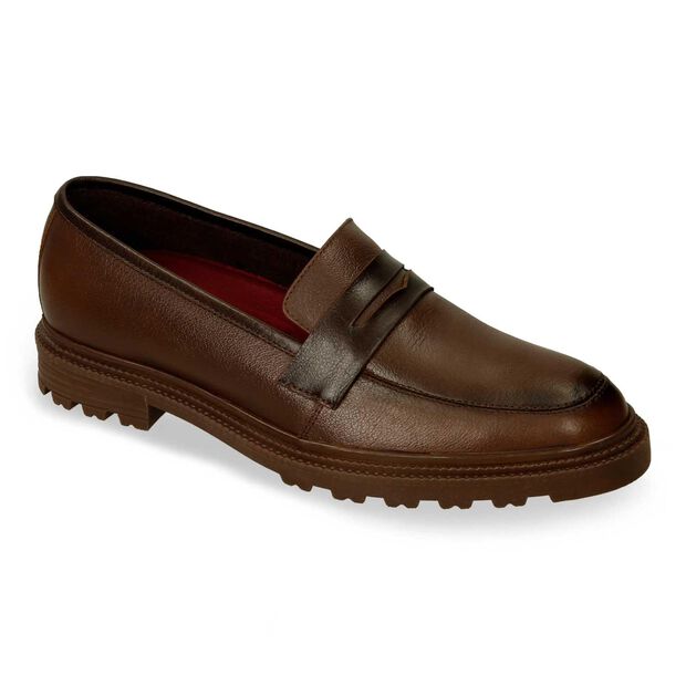 Mocasines Para Hombre Bata Caf&eacute; Gand&iacute;a Moc, 
