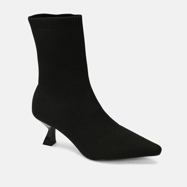 Botines Para Mujer Bata Negro Karina Fatima, 