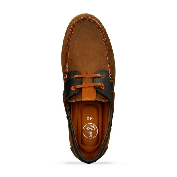 Mocasines Para Hombre Bata Miel-Azul Laureano Sperry, 