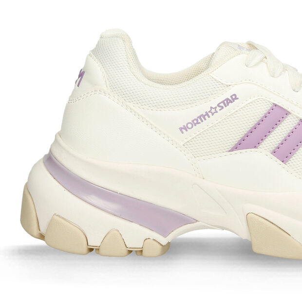 Tenis Para Mujer North Star Blanco-Purpura Indira Move, 