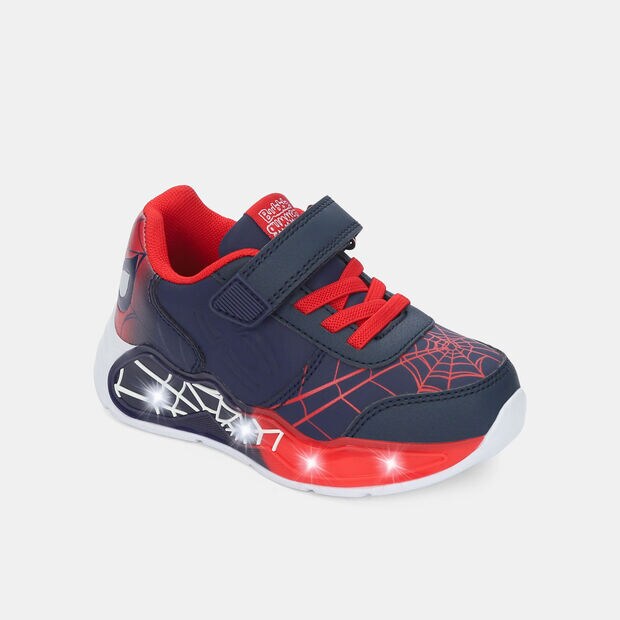 Tenis Con Luces Para Ni&ntilde;o Bubblegummers Violeta Giuiliana First Step Boys 1  +, 