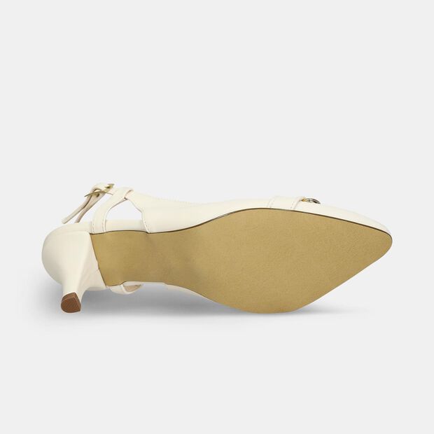 Tacones Para Mujer Bata Blanco Jamba, 