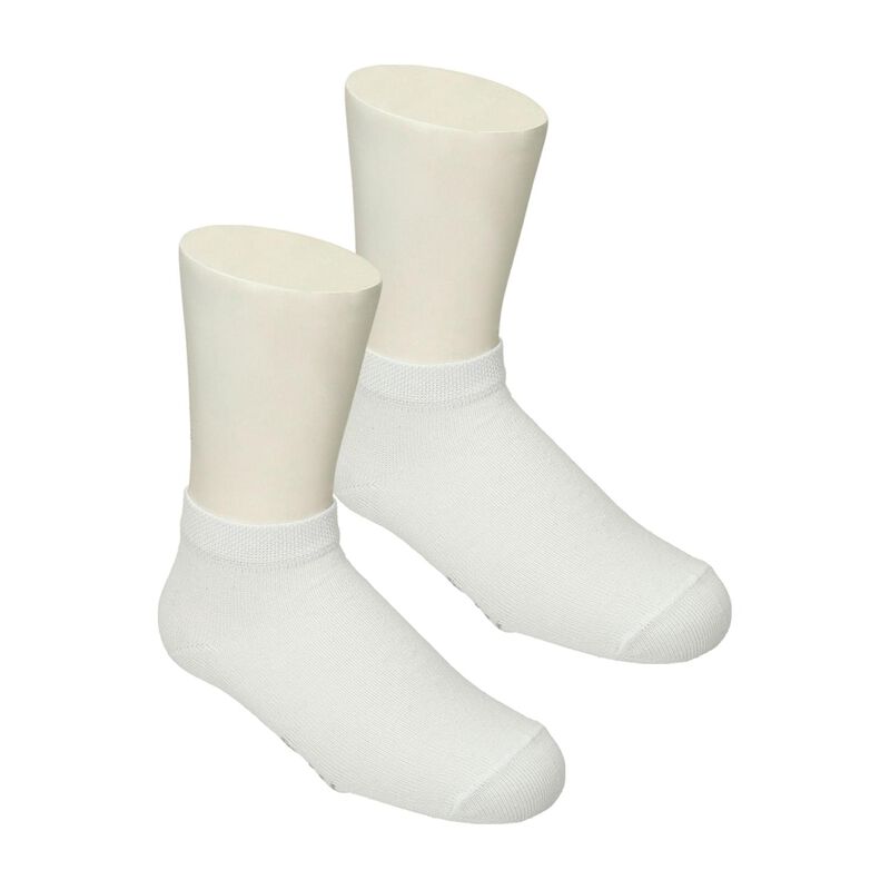 Medias Escolares Para Niños Bubblegummers Blanco Obasic Ii Bg