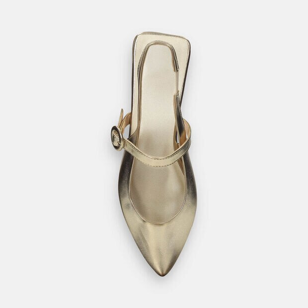 Baletas Para Mujer Bata Chapa&ntilde;a Boro Flat, 