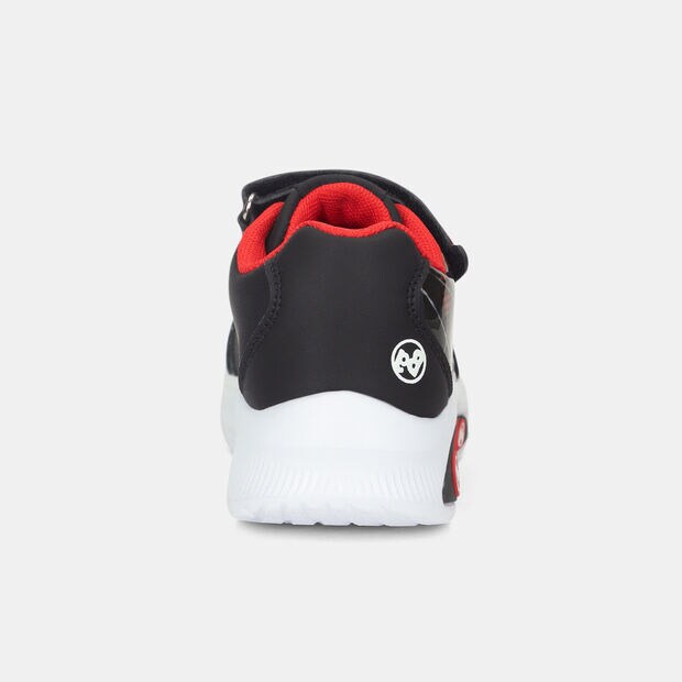 Tenis Con Luces Para Ni&ntilde;o Licenses Marvel Negro Freestone First Step Boys 1 +, 