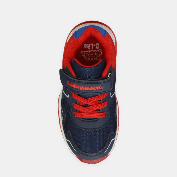 Tenis Con Luces Para Ni&ntilde;o Bubblegummers Azul Tavis Alpha Light, 