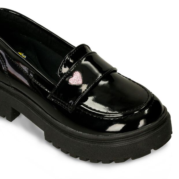 Mocasines Junior Para Ni&ntilde;a Bubblegummers Negro Qatrina, 