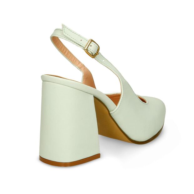 Tacones Para Mujer Bata Verde Ibor, 