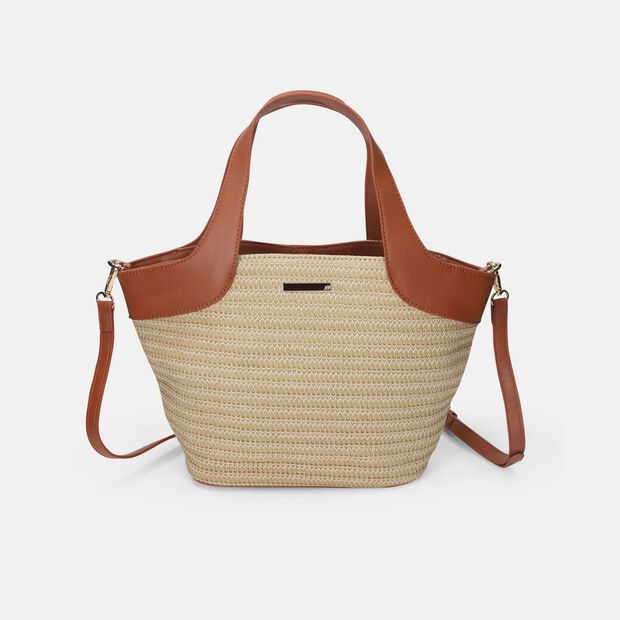 Cartera Para Mujer Bata Caramelo, 