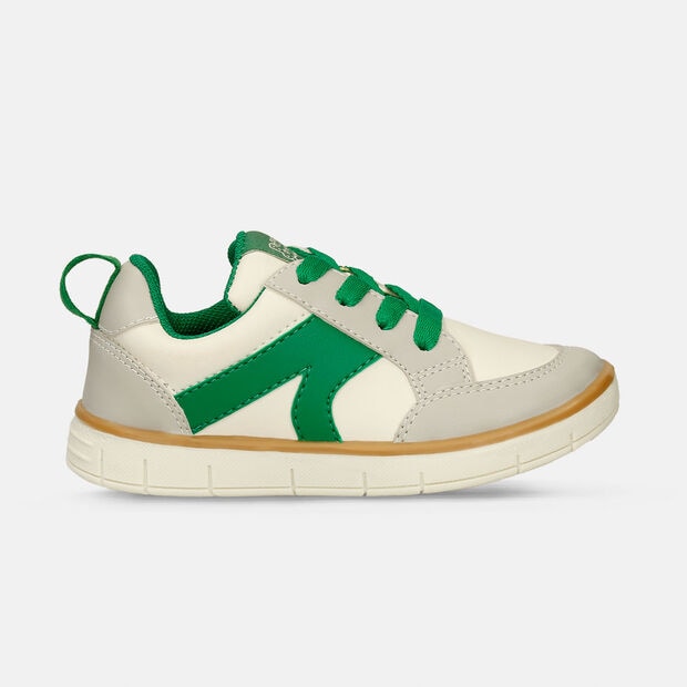 Tenis Para Ni&ntilde;o Bubblegummers Blanco-Verde Serpiente, 