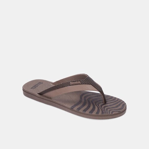 Chanclas Para Hombre Sandak Caf&eacute; Claro Atlantico Full Plastic, 