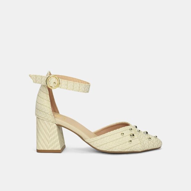 Tacones Para Mujer Bata Beige Kainoa, 