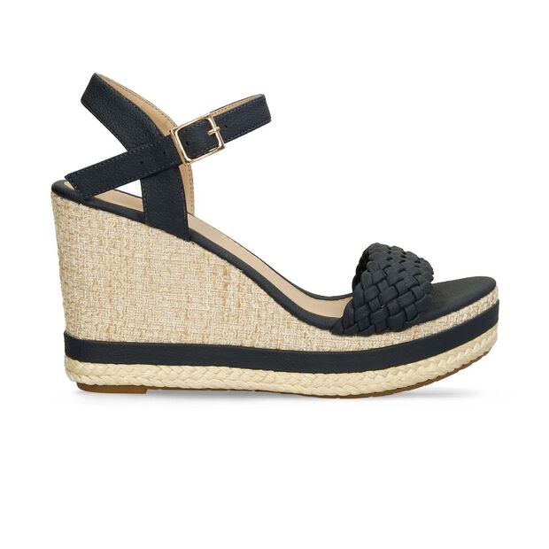 Sandalias Para Mujer Bata Azul Indra, 