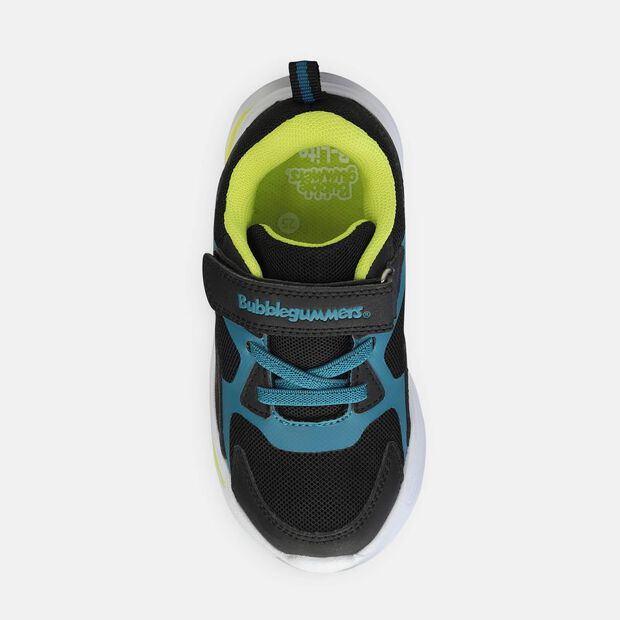 Tenis Con Luces Para Ni&ntilde;o Bubblegummers Negro Toyota Demian, 