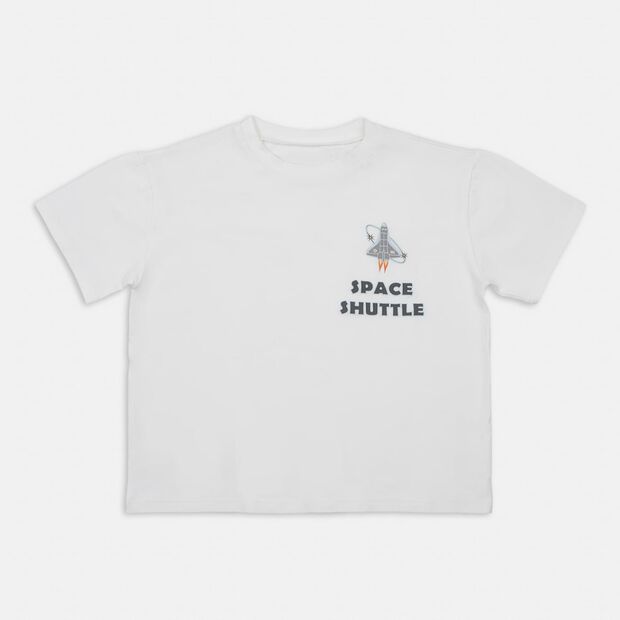 Camiseta Para Ni&ntilde;o Bubblegummers Crema Jerich, 