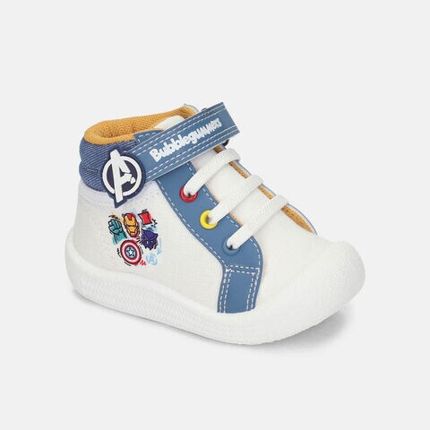 Bota Para Ni&ntilde;o Licenses Marvel Blanco Antorcha Kiker L First Step Boys 1 +, 