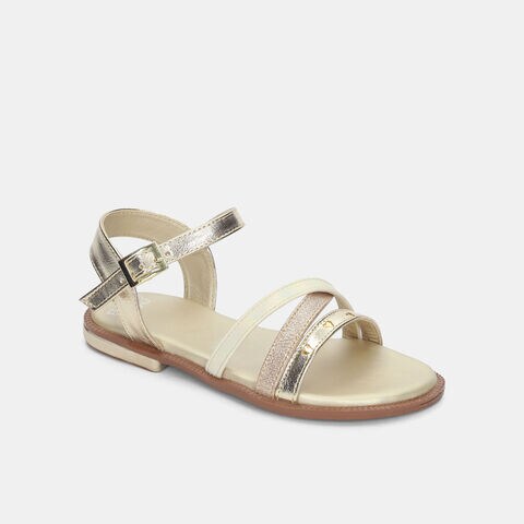 Sandalias Para Ni&ntilde;a Bubblegummers Gris Bosny Junior Girls 6 +, 
