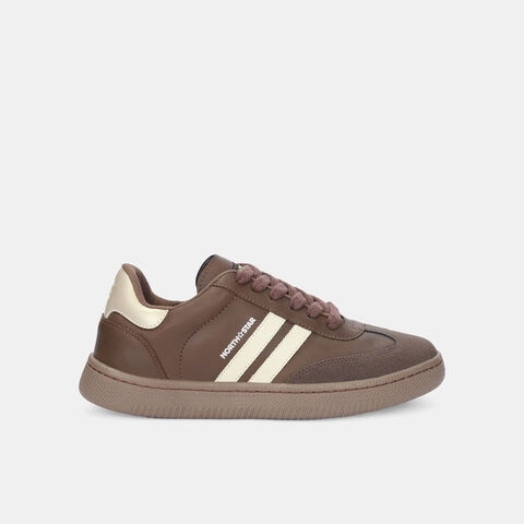 Tenis Para Ni&ntilde;a North Star Beige M&aacute;ximo Midas Casual, 