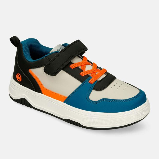 Tenis Para Ni&ntilde;o Bubblegummers Gris-Multicolor Salcedo, 