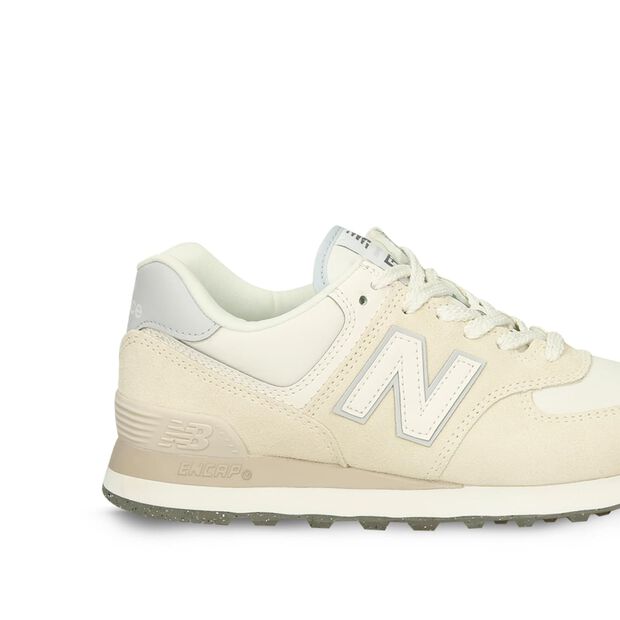 Tenis Para Mujer New Balance Blanco-Gris Women'S 574, 