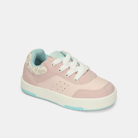 Tenis Para Ni&ntilde;a Bubblegummers Beige Abeja Court Bg First Step Girls 1 +, 
