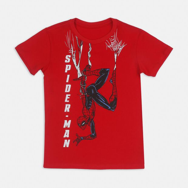 Camiseta Para Ni&ntilde;o Licenses Marvel Rojo Nikz L, 
