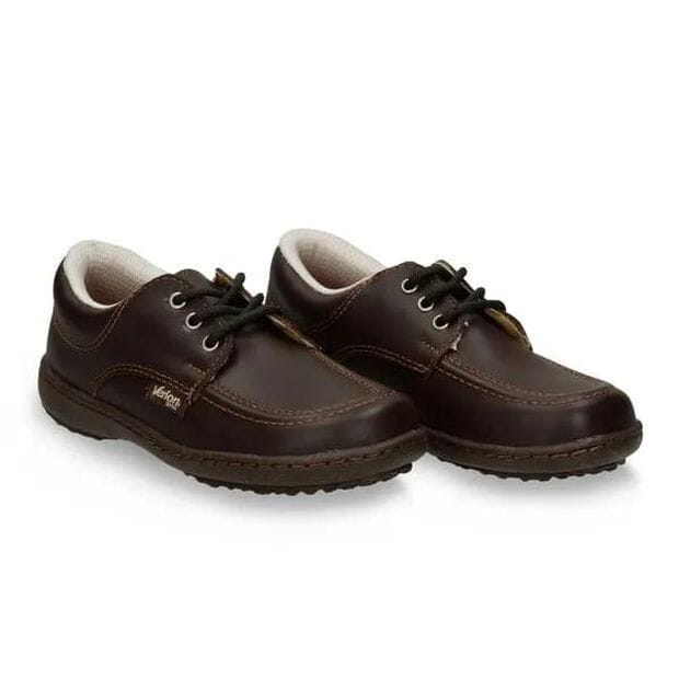 Zapatillas Escolar Infantil Para Ni&ntilde;os Verlon Vinotinto Diana Gold, 