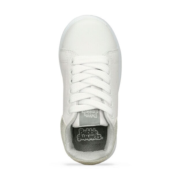 Tenis Para Ni&ntilde;a Bubblegummers Blanco-Plateado Regi, 