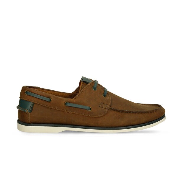 Mocasines Para Hombre Bata Caf&eacute; Lukas Sperry, 