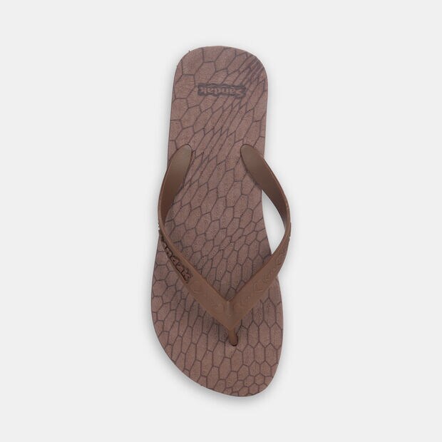Chanclas Para Mujer Sandak Caf&eacute; Oscuro Amalfi Full Plastic, 