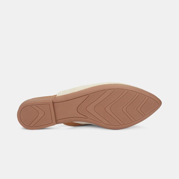 Baletas Para Mujer Bata Almendra , 